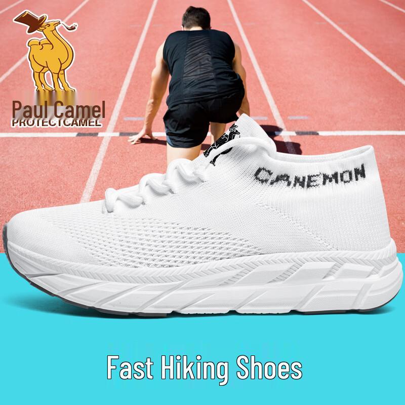 Paul Camel Men s Breathable Mesh Running & Casual Sports Shoes 38 белый