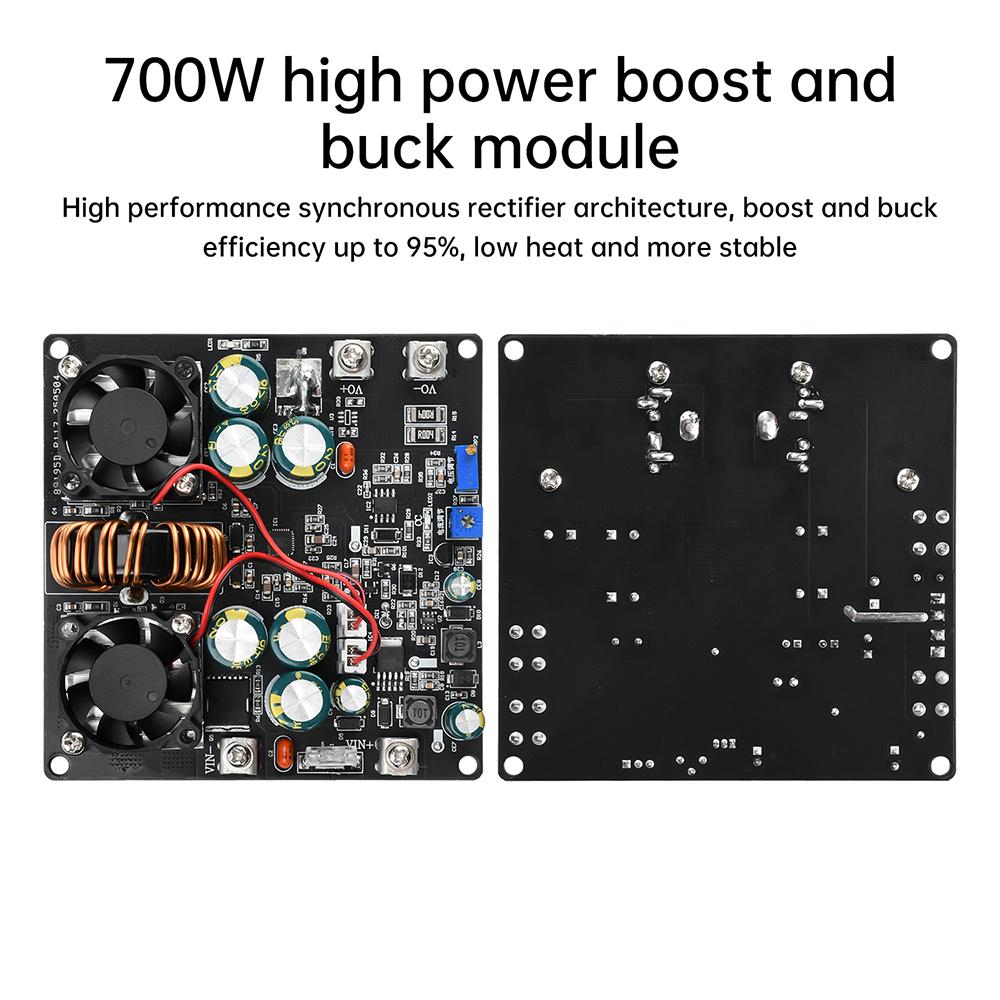 DC Boost Buck Converter DC 7-70V to DC 2-55V/DC 2-80V600W/700W CC CV Step Down Up Converter Board Power Supply Inverter Module