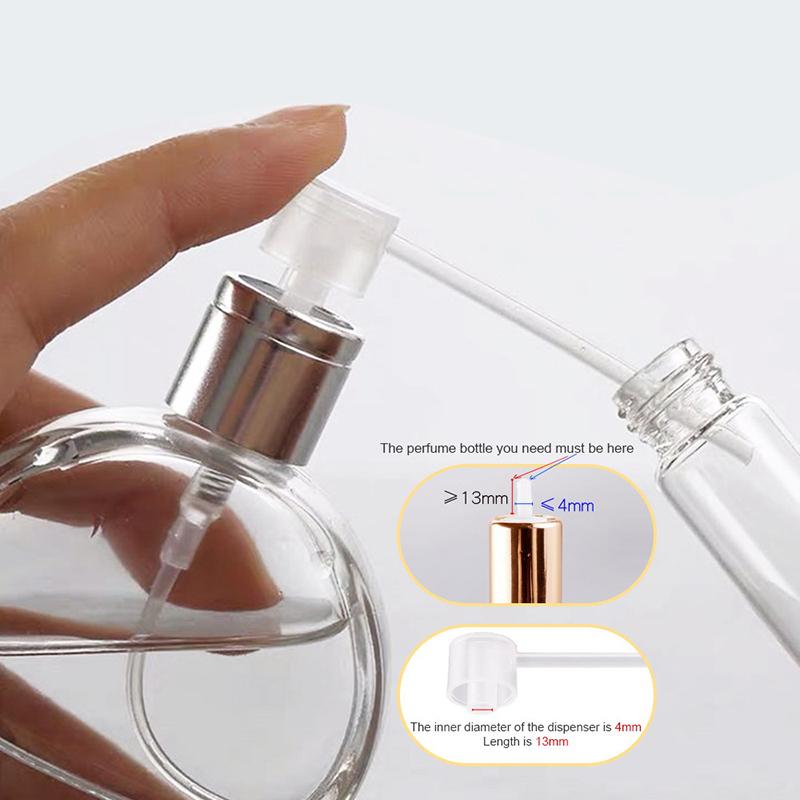 10 pezzi di strumenti per erogatori di profumo, imbuti per diffusori, erogatori di pompe per cosmetici, flaconi