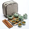 Jiakangming Ge Kiln Portable Kung Fu Tea Set