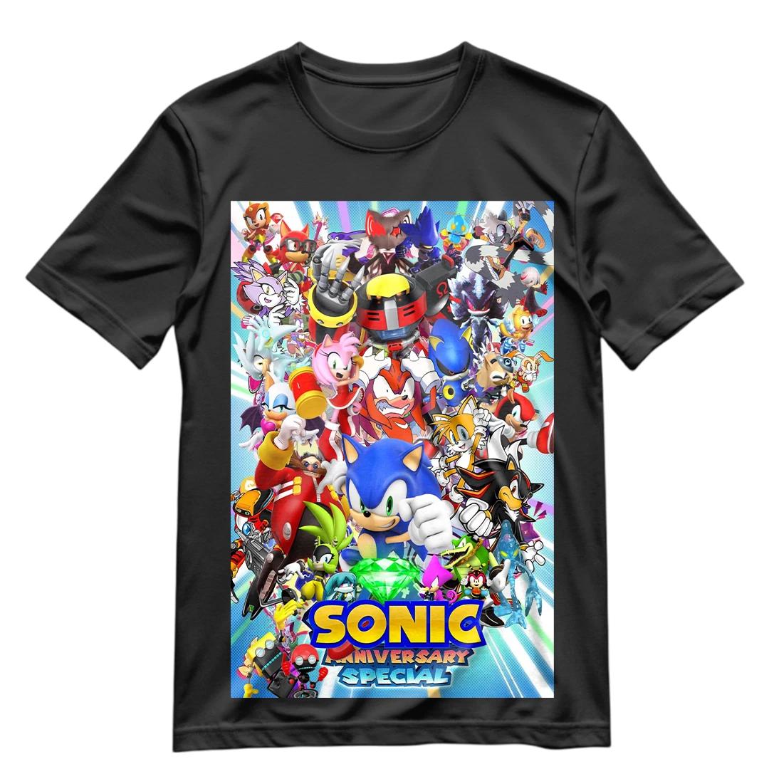 Sonic The Hedgehog 35th Anniversary T Shirt Sonic Celebration Shirt S-XXXL XL