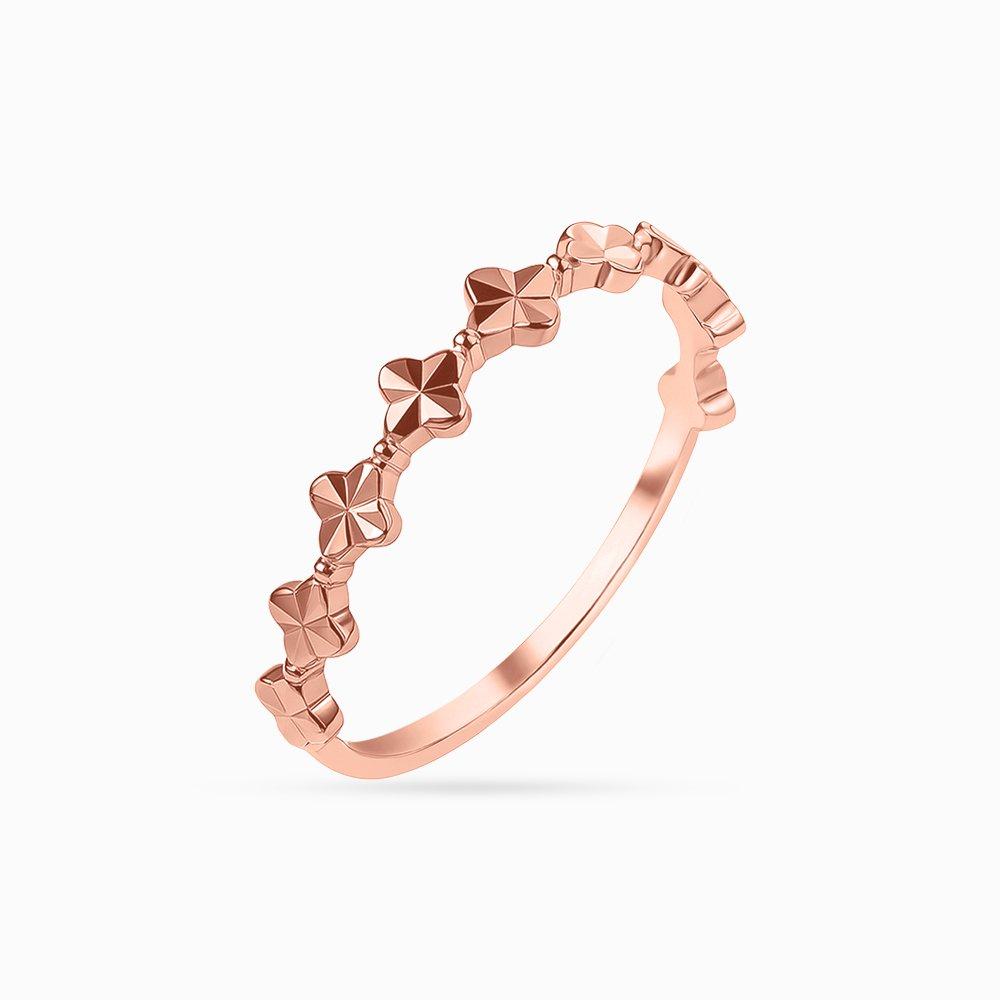 14K Gerin Clover Cutting Ring