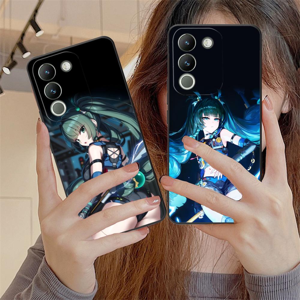 Zenless Zone Zero QingYi Phone Case for VIVO Y77 76 75 74 73 72 58 56 55 51 50 38 36 Y19 Y18 Y03 Y01 5G Colorful Printing Cover