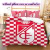 Granada CF football Pattern Bedding,Quilt Set Quilt Cover Pillowcase Home Birthday Gift (1*duvet cover+2*pillowcase,without core)