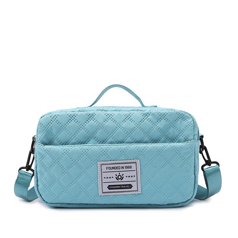 Korean Style Large Capacity Quilted Gym Bag - Yoga, Travel, Crossbody & Mother-Child Handbag