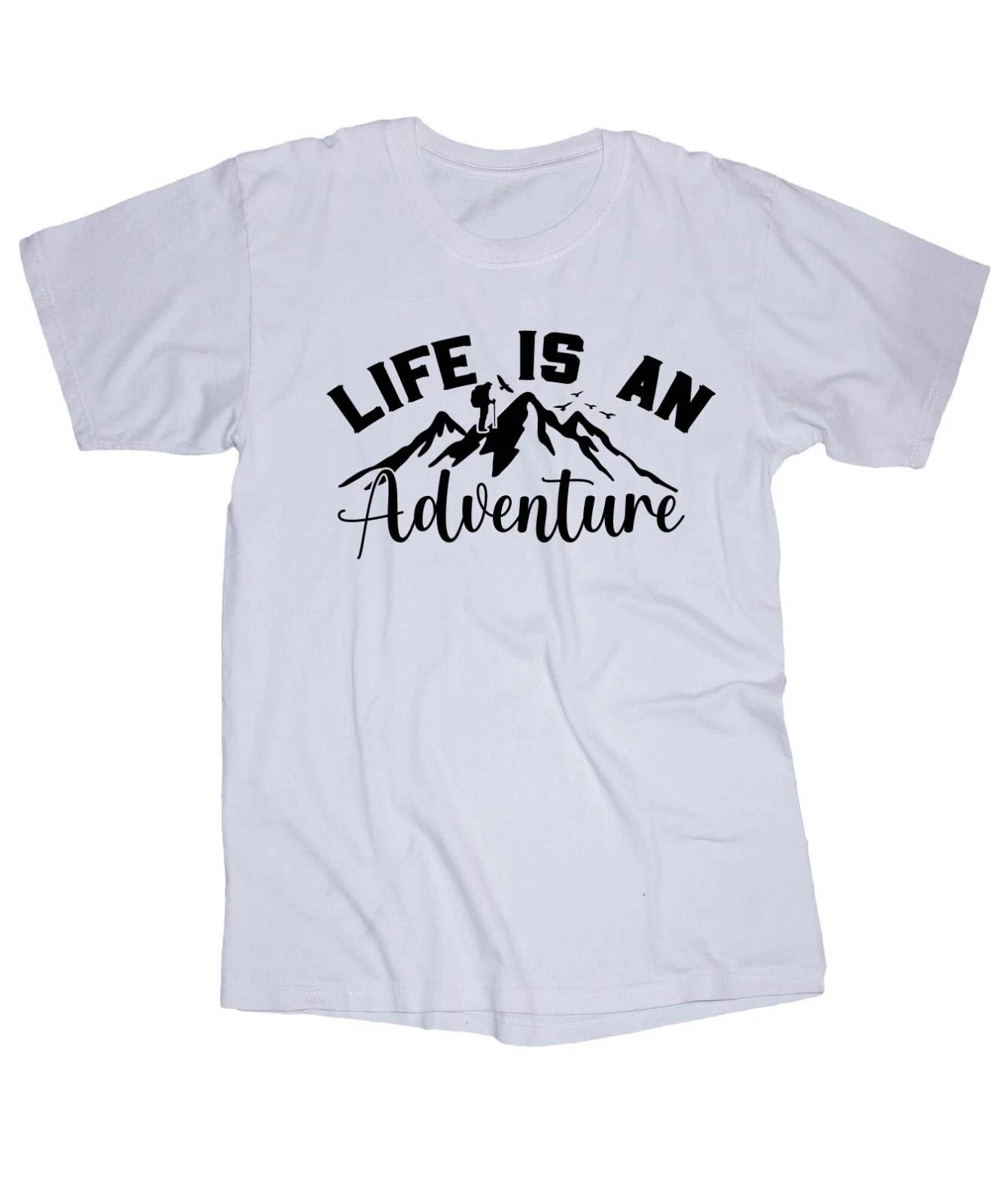 

Life is an Adventure Camping Hiking Fishing Mountain Climbing Kayaking Eagles L
