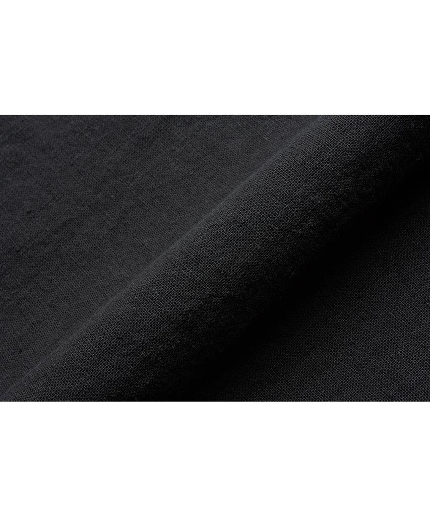 Deoleseukyu Linen Cotton Domingo Pants [Olive Charcoal]