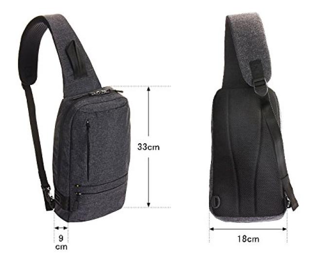 Body Back Mesh Hoverlight Black [Ace Gene] Bag, Lightweight, Non-stuffy Specification, 59001, Men's,