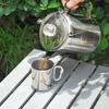 OEING Camping Stainless Steel Moka Pot Coffee Maker
