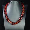 Bohemian Amber Raw Stone Necklace