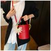 Mini Handbag With Flower Pendant Women's 2025 New Fashion Mobile Phone Bag High-end Small Exquisite Crossbody Bucket Bag