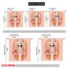 2pcs 2D Flat Printing Drapes Espresso Martini Cocktail Drink Polyester Without Electricity Festive Holiday Use for Outdoor