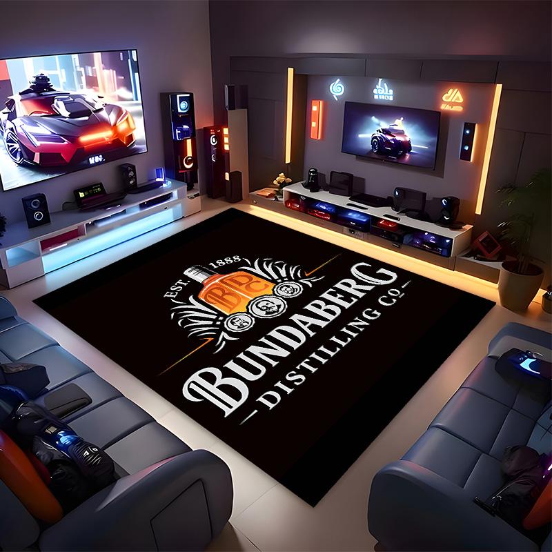 RUM B-Bundaberg Printed Absorbent Washable Carpet, Non-Slip Bathroom Mats, Kitchen Rugs, Yoga Mat,Living Room Entrance, Camping Picnic Rugs