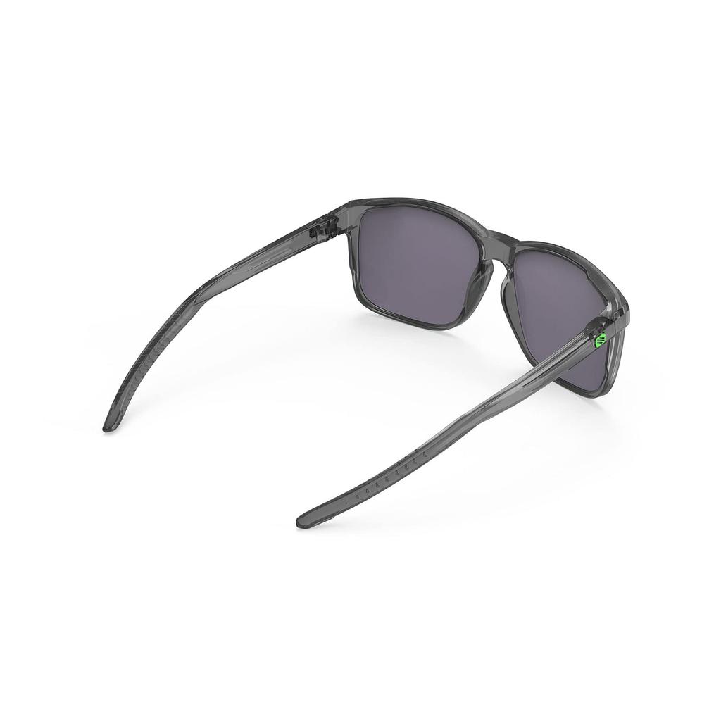 Rudy Project Sunglasses Overlap Crystal Ash Frame Polar 3FX HDR Multi Laser Green Lens 58mm SP776133-0000