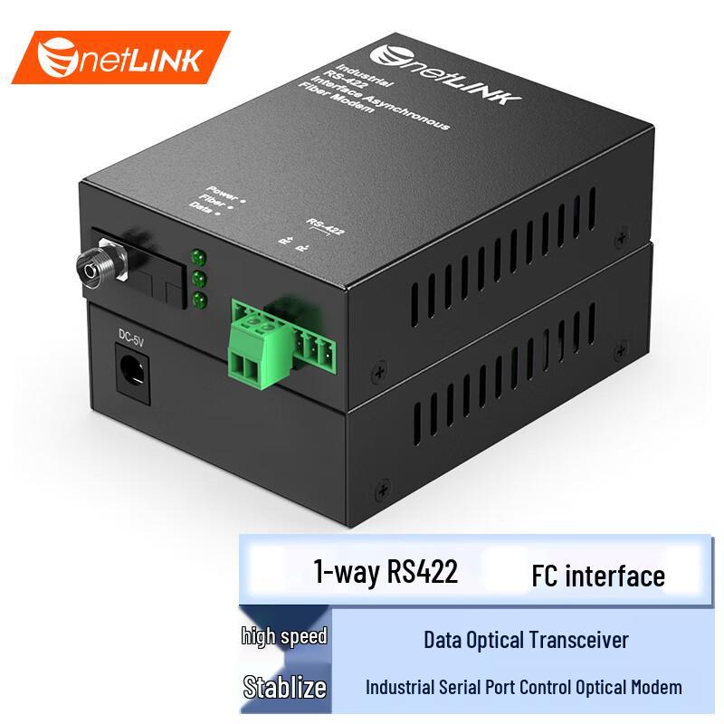 

netLINK Industrial Serial Data Fiber Optic Transceiver FC