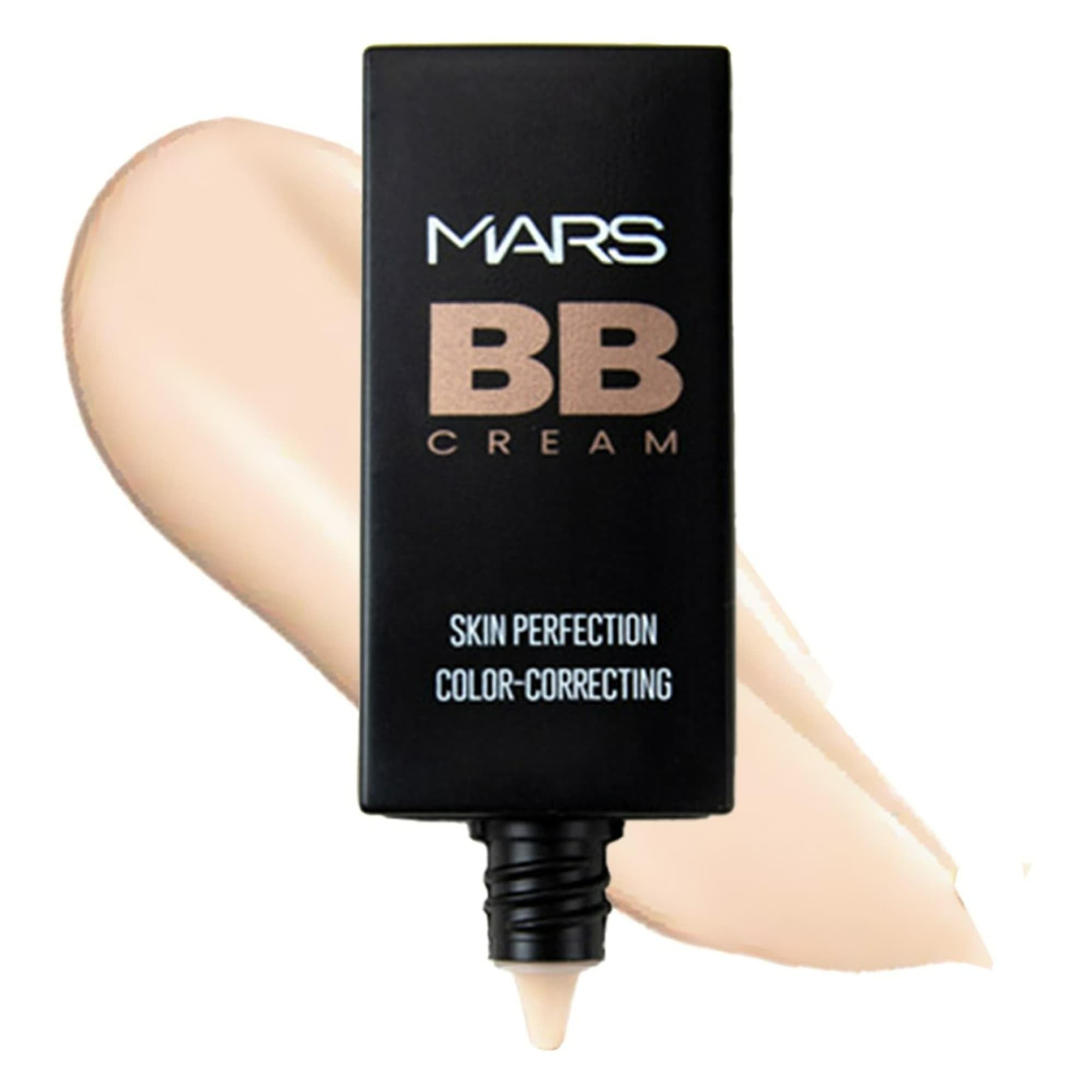 MARS BB-крем Легкая тональная основа | Растушевываемый BB-крем для женщин | Коррекция цвета для всех типов кожи (30 мл) (02-СВЕТЛЫЙ)