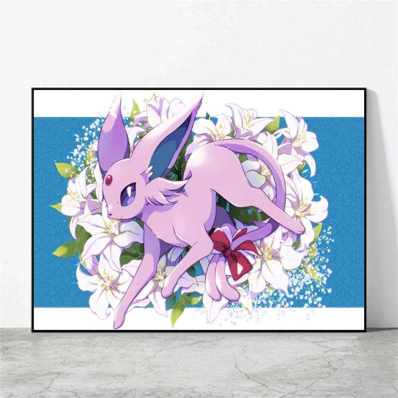 Canvas HD Prints Pokemon Latios Poster Comics Pictures Action Figures Waterproof Wall Art Modern Home Living Room Holiday Gifts