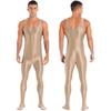 Sleeveless Full Body Jumpsuit Mens Suit Onepiece Jumpsuit Bodystocking Nightwear