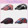 Classic Plaid Beret Hat For Women Men With Sun Protection Cotton Spring Summer Fashion Accessory