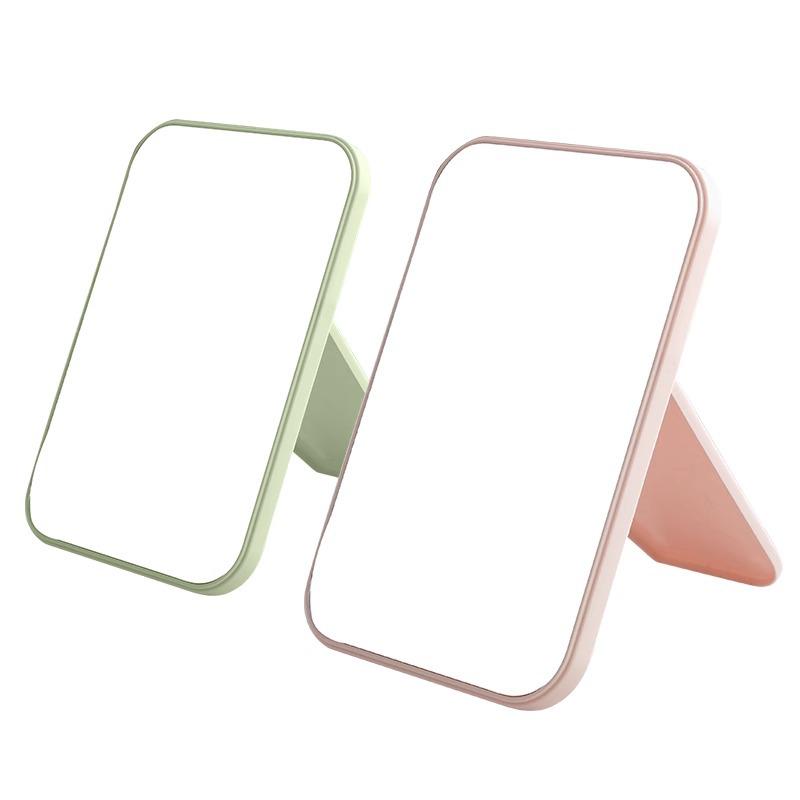 HD Single-Sided Folding Makeup Mirror - Portable Square Vanity Mirror