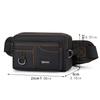 Multi functional waist bag - adjustable shoulder strap, chest bag with multiple pockets design, suitable for outdoor hiking, cyc