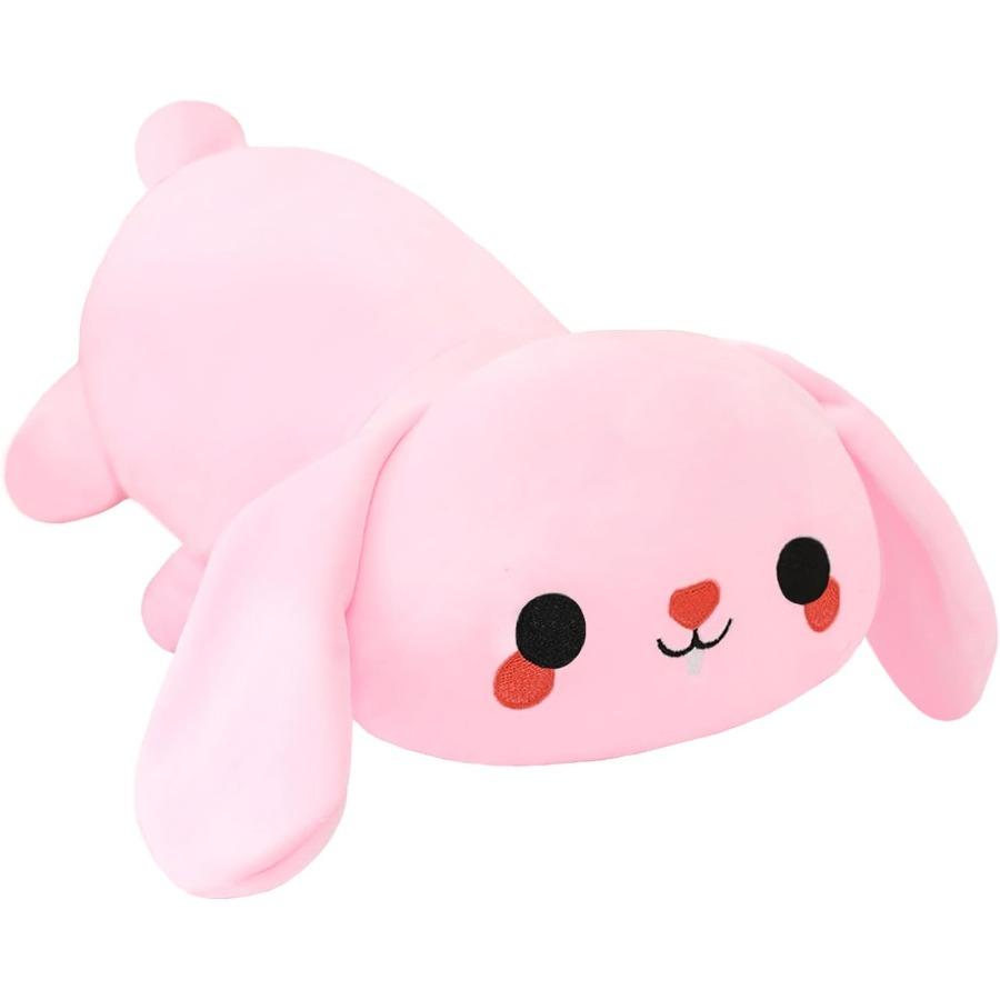 

Weighted Bunny Plush Toy 13.8 Inch 1.6 Lbs Soft Pink Stuffed Animal Stress Relief Gift for Adults United States
