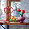 LEGO Heart Ornament Building Toy Kit, Artificial Flower Heart Arrangement, Arts & Crafts for Kids Ages 9 and Up, 40638