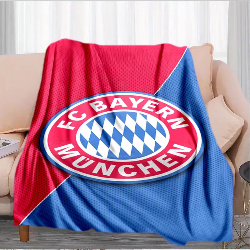 Munich FC Artwork Printed Throws Blanket Soft Flannel Blankets for Couch Bed Gifts for Men Women Picnic Blanket Christmas Gifts