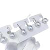 Australian White 10-11mm Edison Freshwater Pearl High Heel Earrings - Versatile Daily Classic Style