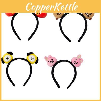 Bt21 Line Friends 3d Plush Headband For Women Soft And Comfortable Chimmy Ears Hair Hoop Band
