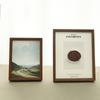 HeMu Nordic Style Solid Wood Beech Ebony Photo Frame Table Creative Ornaments Ins Photo Photo Frame Photo Frame