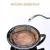 4-Kegel-Kaffeefilter, ungebleichtes Naturpapier, kein Ausblasen, Einwegfilter für Pour-Over- und Filterkaffeemaschinen, 200 Stück