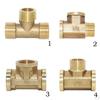 1/2 '' Brass Thread Fitting Coupler Plug DN15