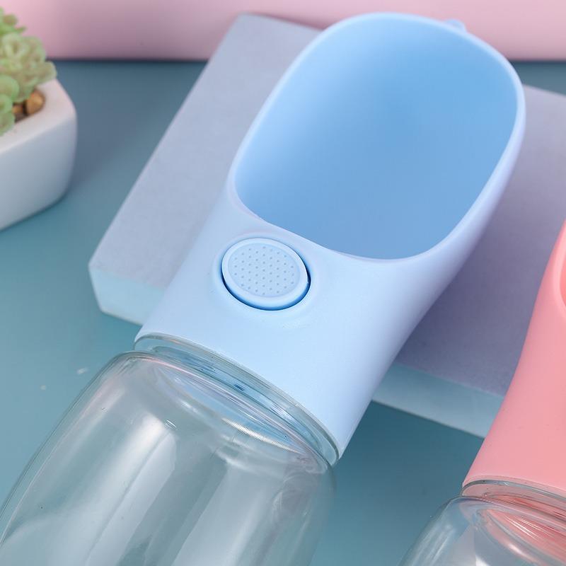 350/500ML Wasserflasche für Hunde Tragbare Trinkwasserflasche für kleine große Haustiere Katze Outdoor Auslaufsicher Spaziergang Trinknäpfe