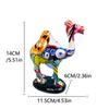 Colorful Camel Figurine Table Decor Graffiti Animal Statue Resin Sculpture Home Room Office Indoor Ornament Desk Accessories