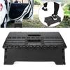 Portable Folding Step Stool Black For Elderly Step Ladder For Bathroom Travel Use By Pregnant