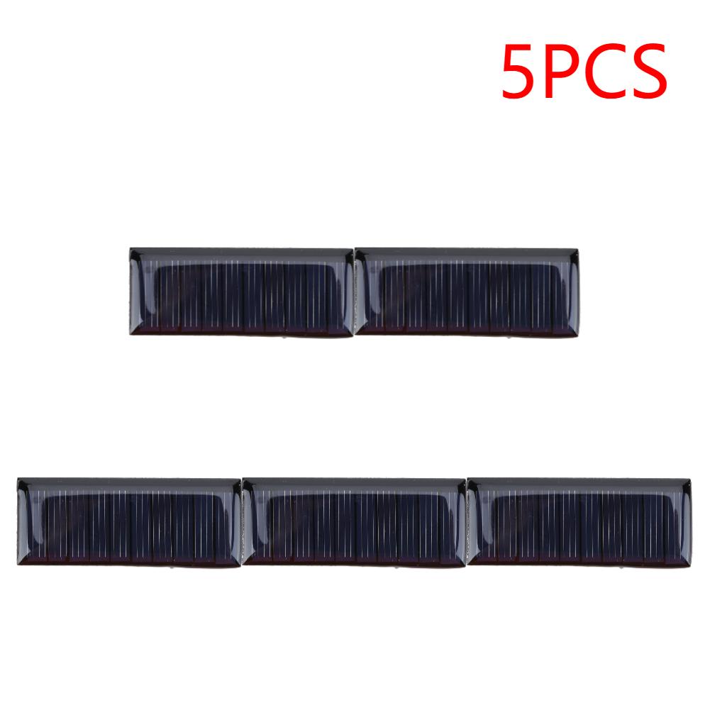 100-1pcs Mini Solar Cell Panel 5V 0.23W 45MA Pocket Solar Charging Panels Polysilicon Power Bank for 3.7V Solar Toy/LED Light