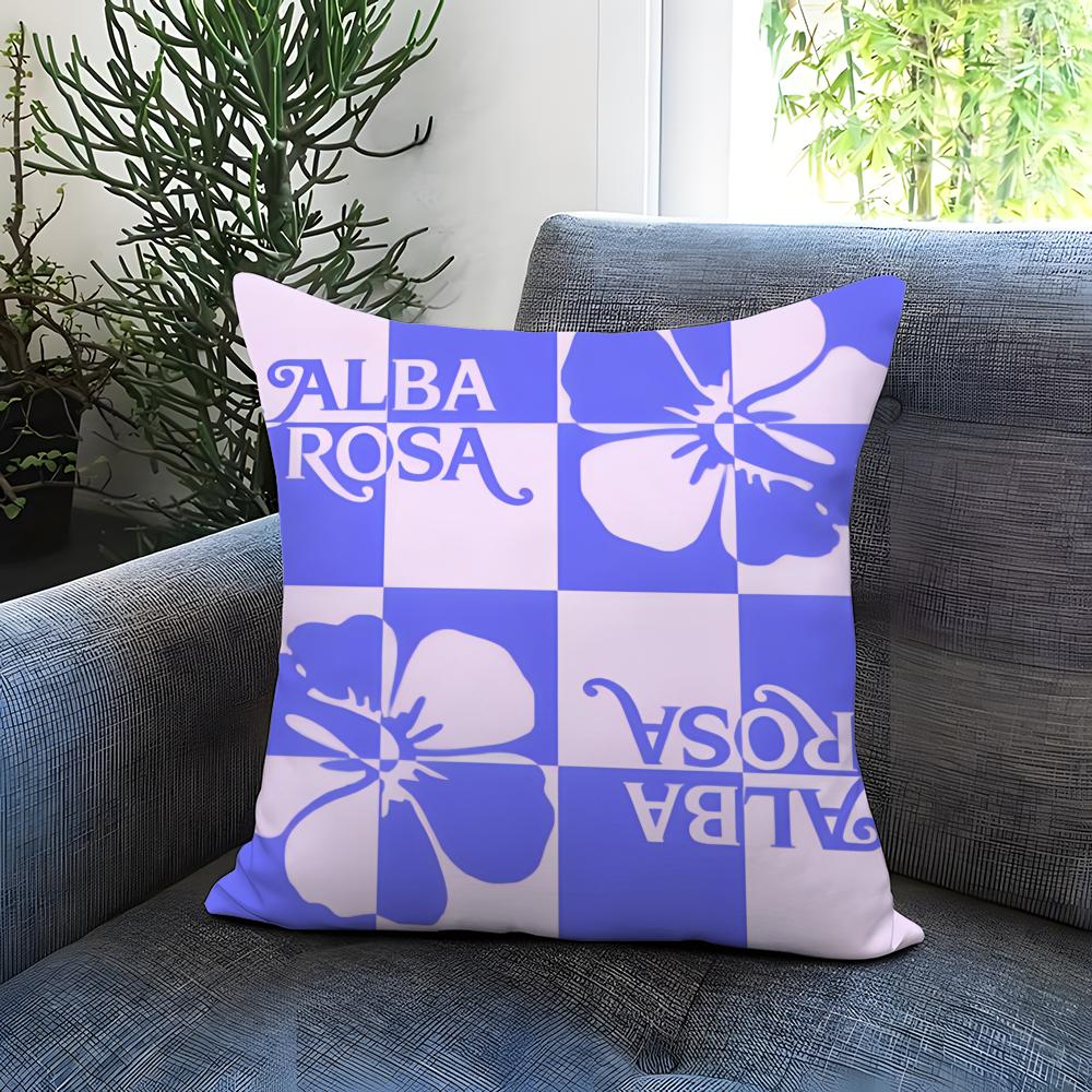 A-Alba R-Rosa Brand Cushion Cover Comfortable Reversible Pillow Cover Ideal for Car Sofa Bedroom & Beyond