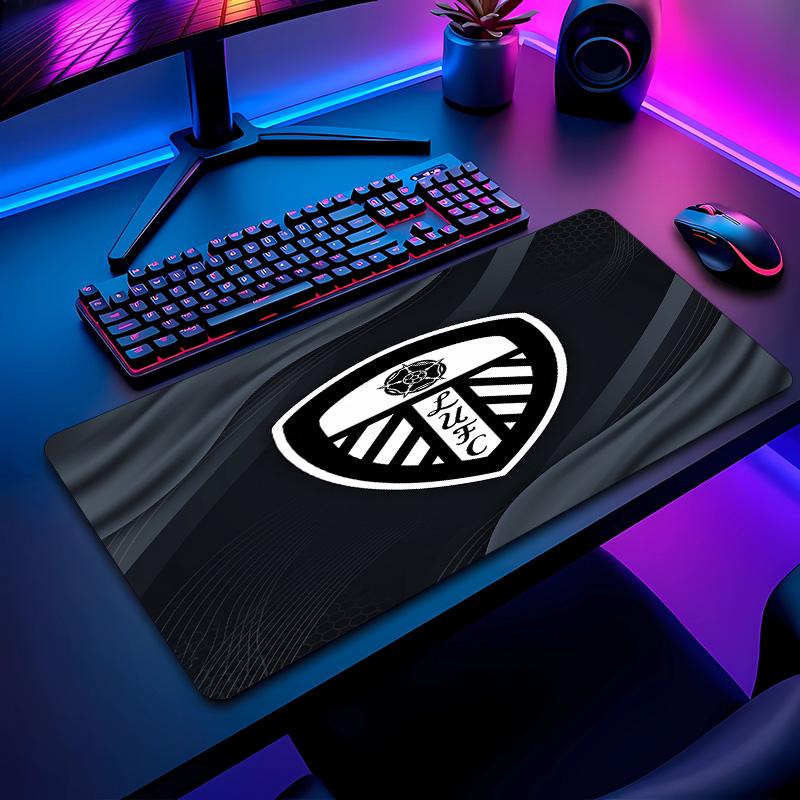 Leeds United Football Pattern Mouse Pad Non?Slip Rubber Base Gaming Mousepad For Desk Office Home