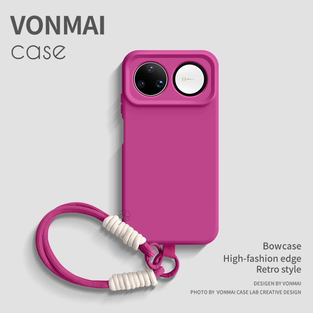 Fox Fruit Is Suitable for Huawei Nova15ultra's New Liquid Silicone Mobile Phone Case Nova14pro Solid Color High-end Trend
