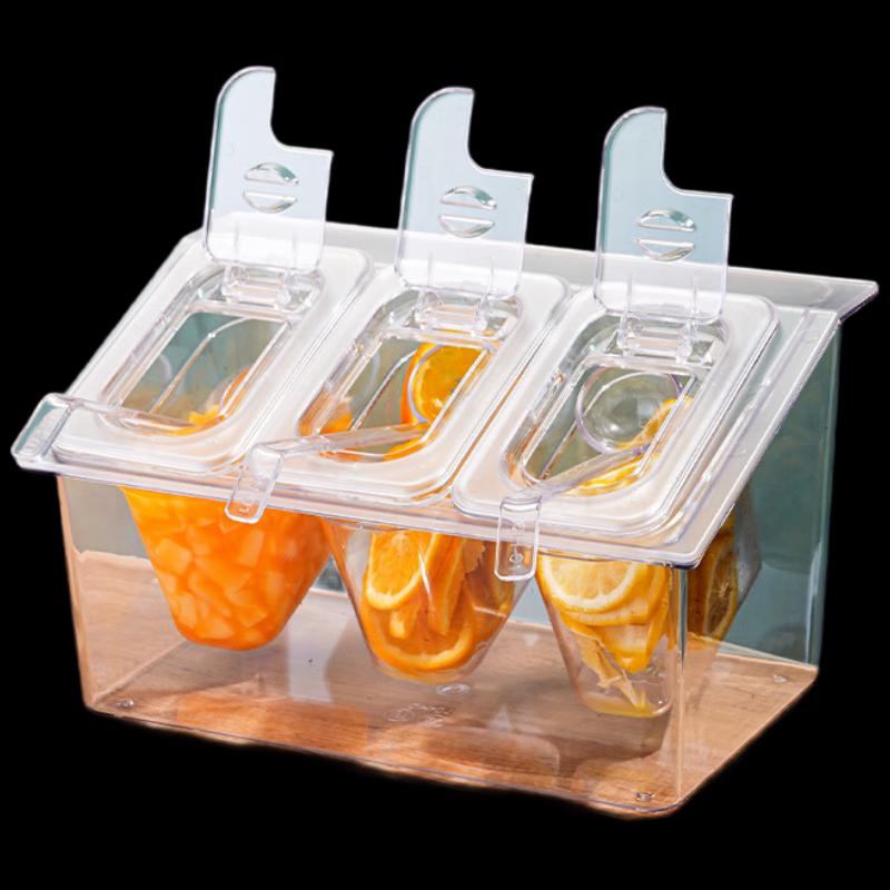 

Small 1/9 Flip-Top Condiment Containers (3-Pack)