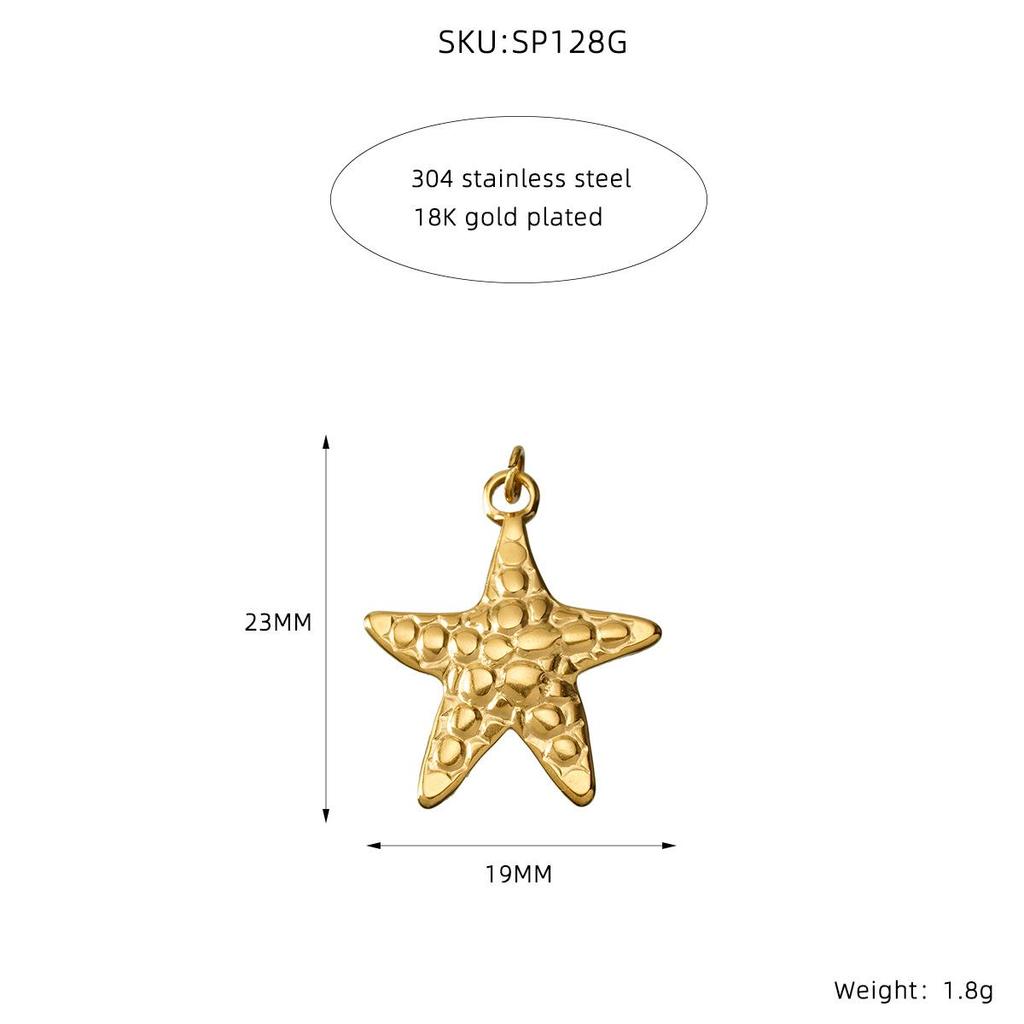 Ocean Series Pendant Bracelet Necklace: Starfish & Whale Tail DIY Jewelry