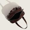 Shoulder Bag Retro Handbag PU Leather Boston Bag Elegant PU Bowling Bag  Girls/Female
