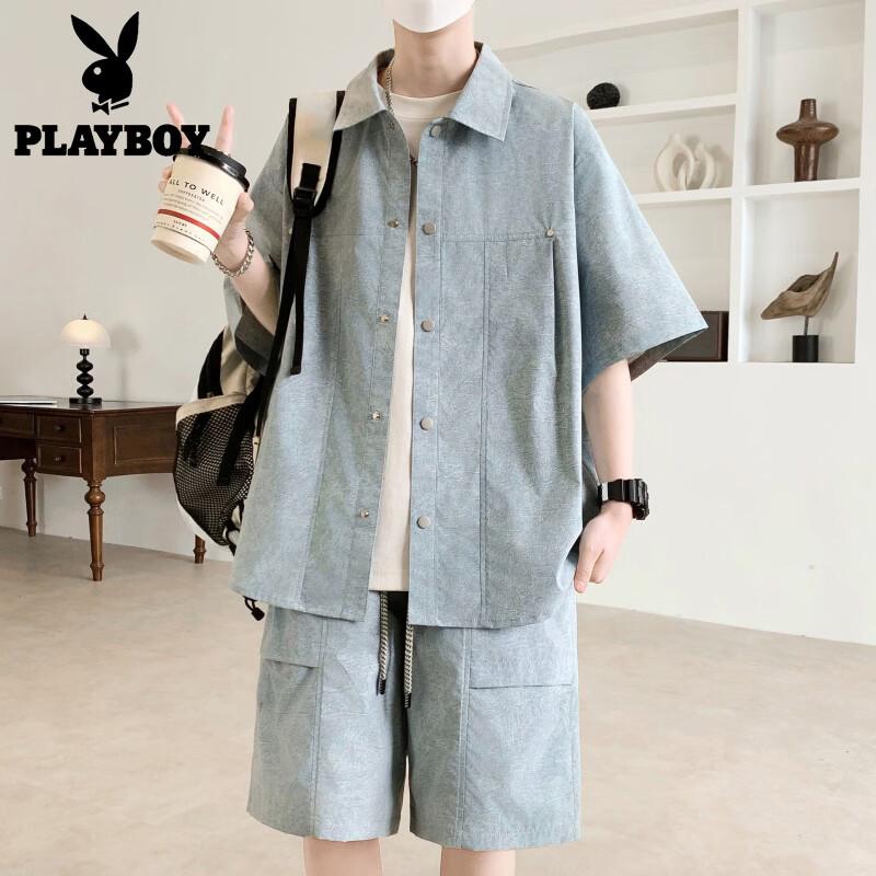 Playboy Men s Summer Casual Sportswear Set XL