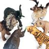 Children's Simulation Beast Animal Model Toys Hobbies Action Figures Lion Tiger Elephant Ornament Collection Animals Kids Game