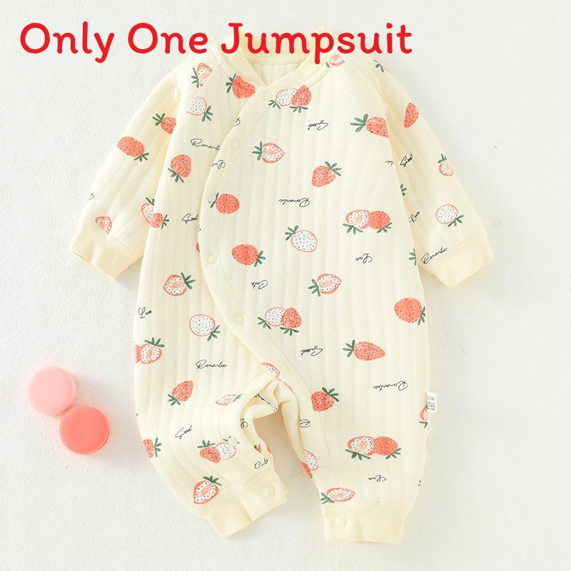 Baby Cotton Snowsuit With 3layer Warmth For Newborns And Infants