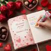 12Pcs Heart Shape Multicolored Pen 4-Color-in-1 Ballpoint Pen for Daily Note Taking Drawing and Classroom Exchange Gift