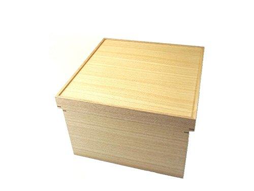 

Matsuya Lacquerware Store Plain Lacquered Ash Box-Shaped Tea Caddy