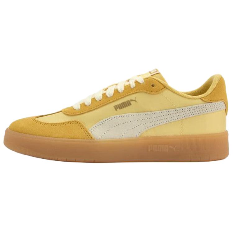 Puma Ascenso Nylon Comfortable Versatile Thin Sole Durable Low-Top Skate Shoes Unisex Sneaker Light-Yellow 404413-05