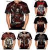 SUMMER Slipknots Prepare for Hell Tour Washed Short Sleeve T-Shirt Men Women Mental Band Streetwear Graphic Top Tees
